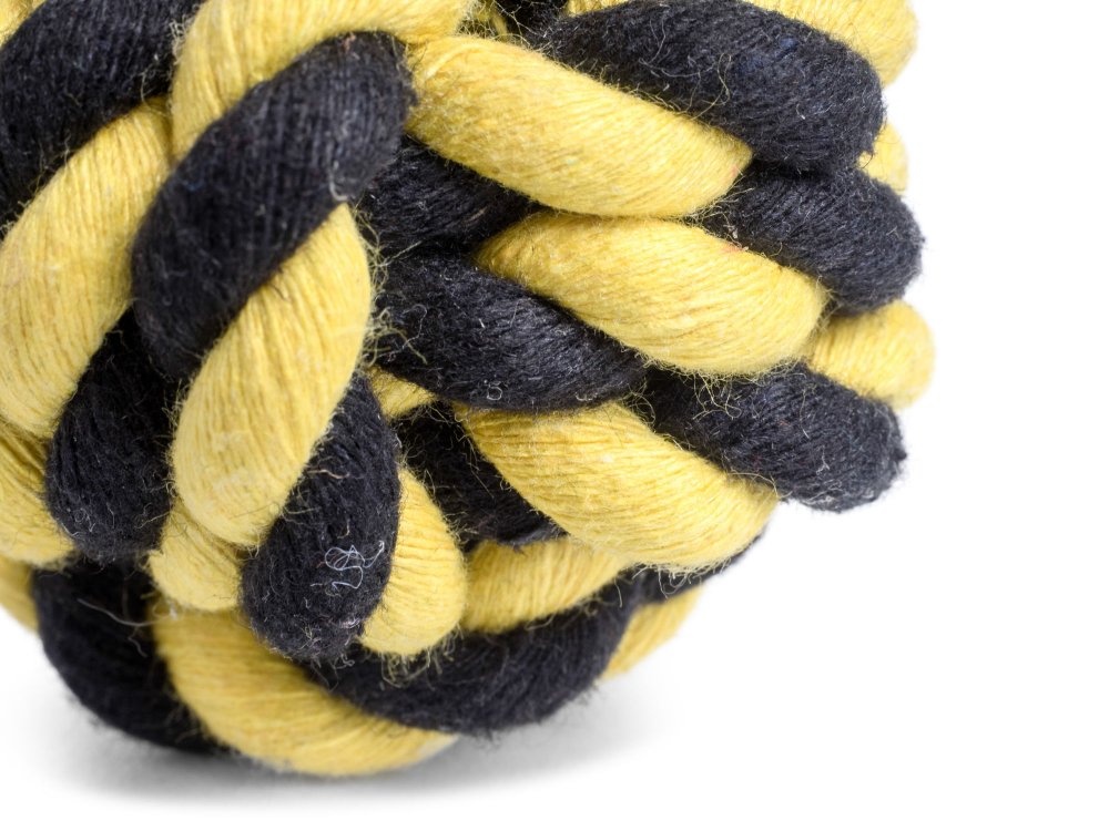 PETFACE BUDDIES BERT BEE ROPE BALL DOG TOY