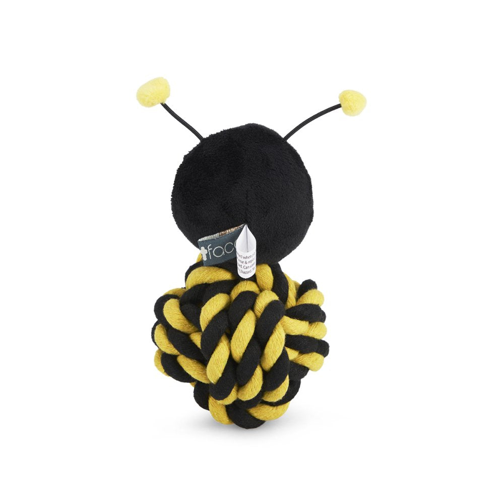 PETFACE BUDDIES BERT BEE ROPE BALL DOG TOY