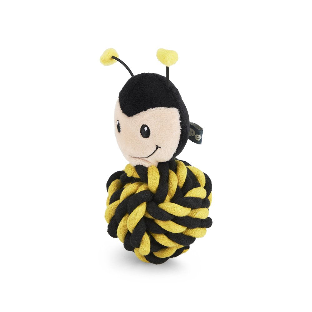 PETFACE BUDDIES BERT BEE ROPE BALL DOG TOY