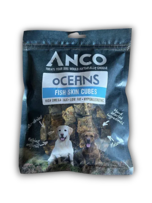 Anco Oceans Fish Skin Cubes 100g