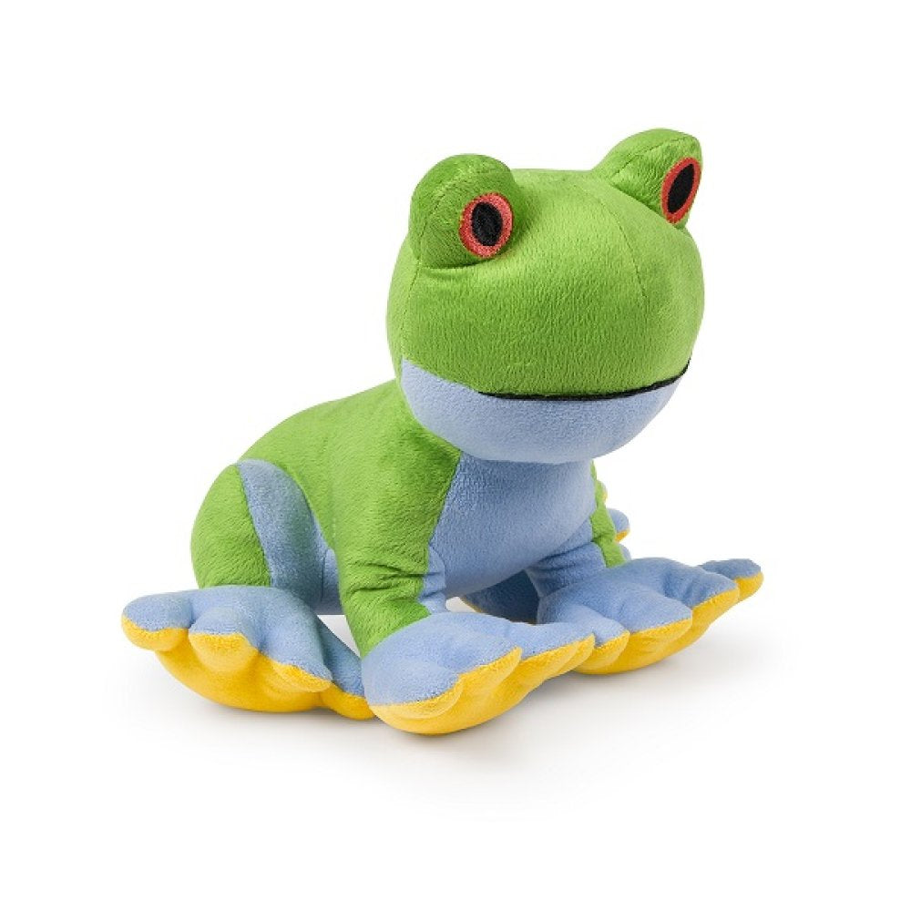 PETFACE PLANET TREV TREE FROG PLUSH DOG TOY