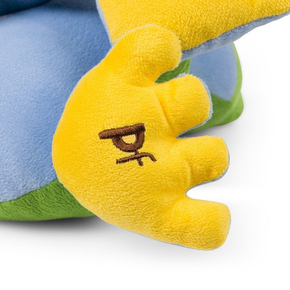 PETFACE PLANET TREV TREE FROG PLUSH DOG TOY