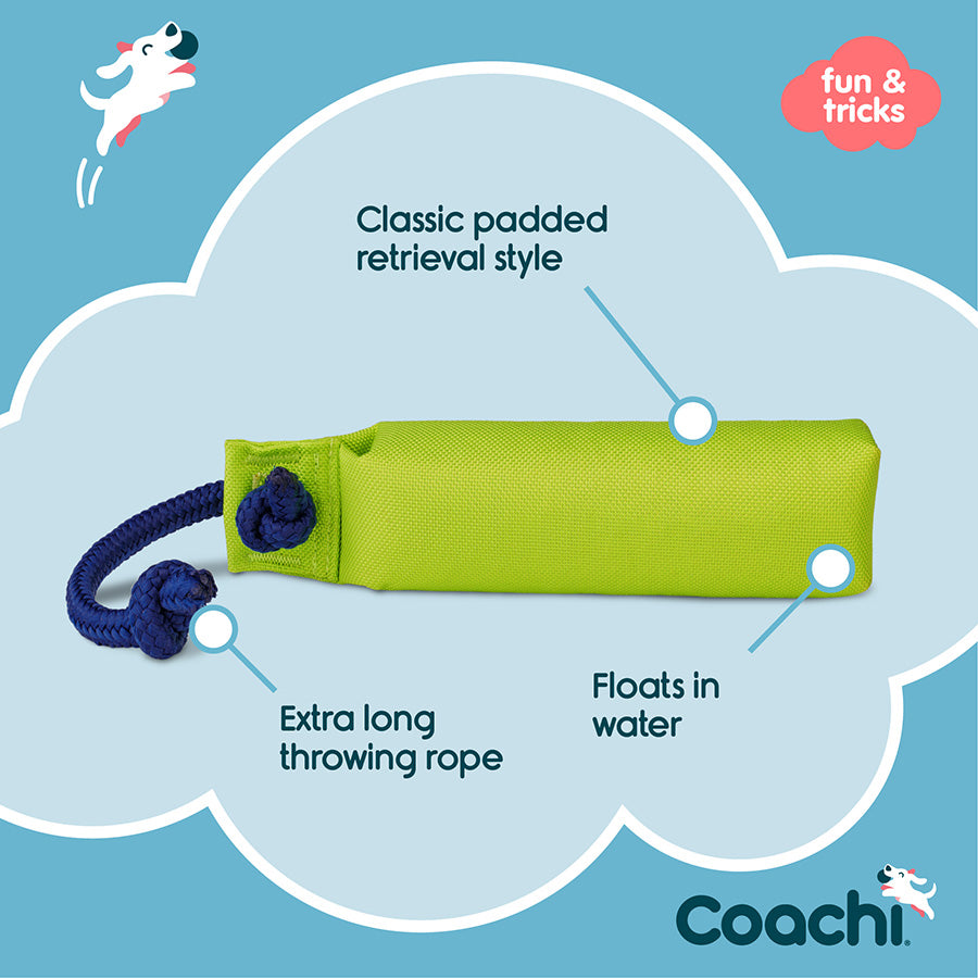 Coachi Dog Training Dummy Lime Medium