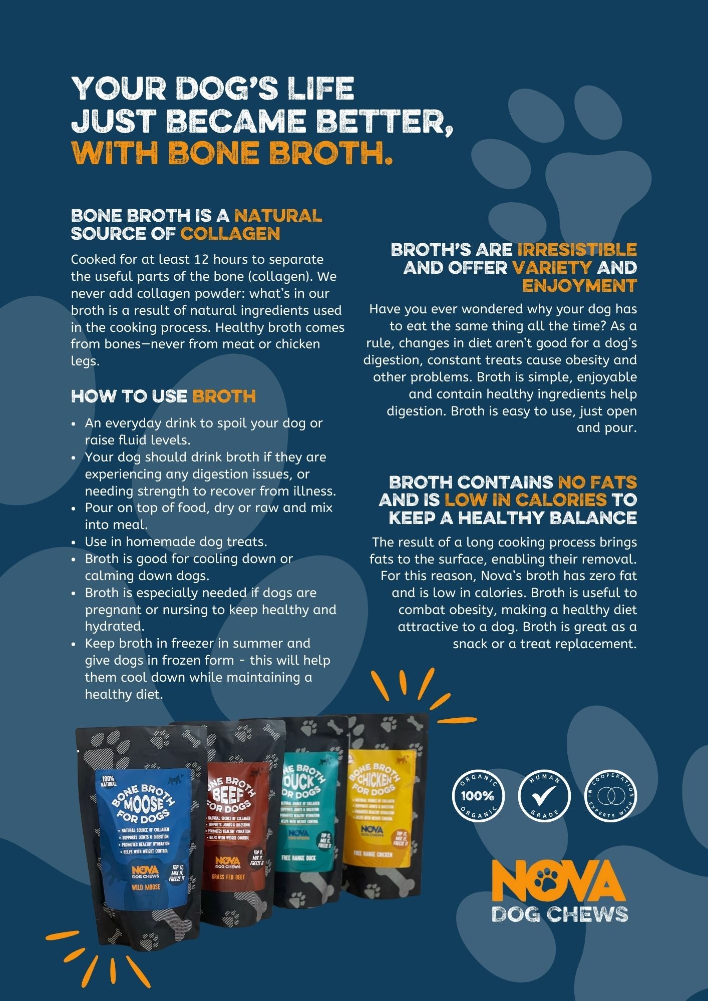 Bone broth 230ml *4 for £12*