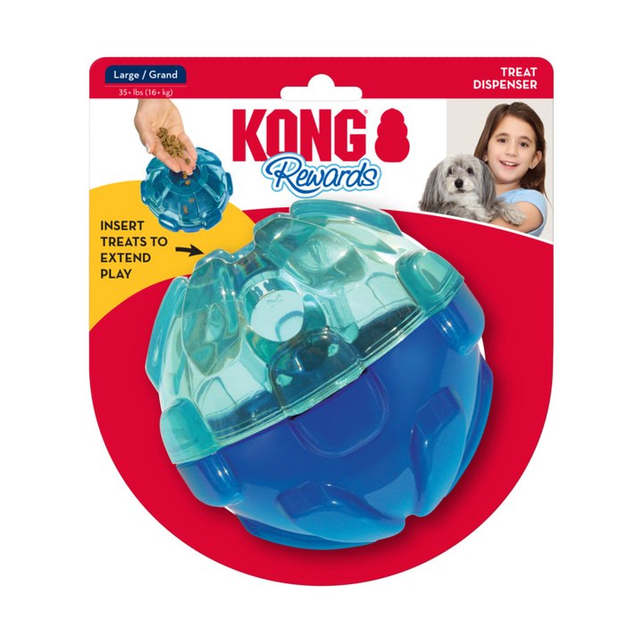KONG Rewards Treat Ball for Dogs - Large