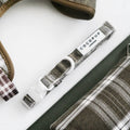 COCOPUP OLIVE CHECK COLLAR