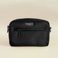 Dog walk bag and strap - black