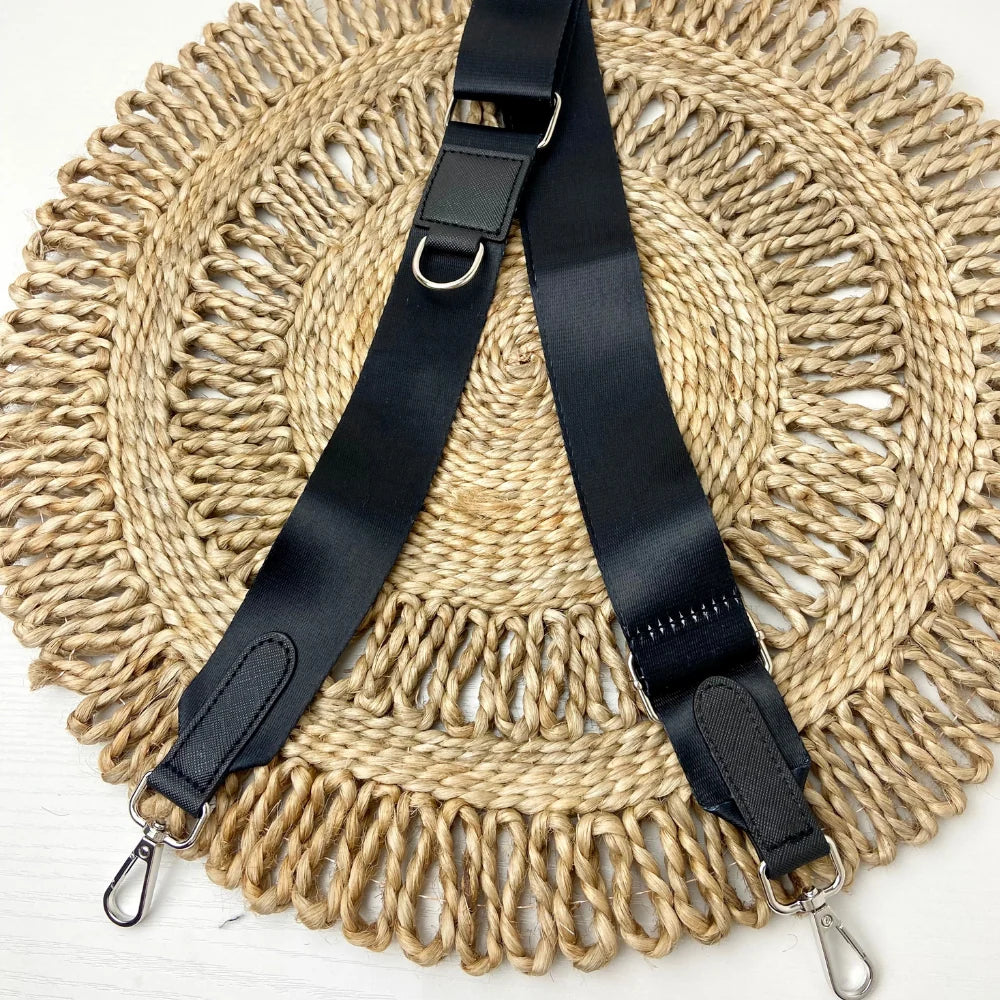 Dog walk bag and strap - black