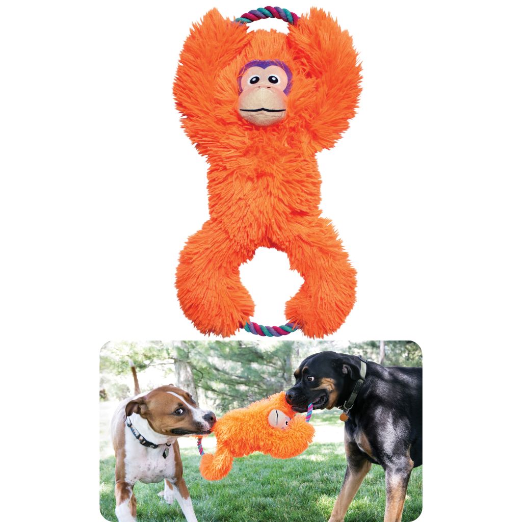 KONG Tuggz Orange Monkey